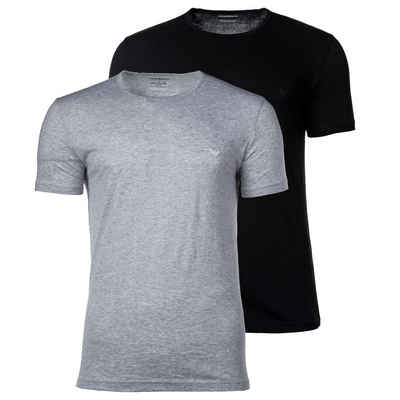 Emporio Armani T-Shirt Herren T-Shirt 2er Pack - Crew Neck, Rundhals