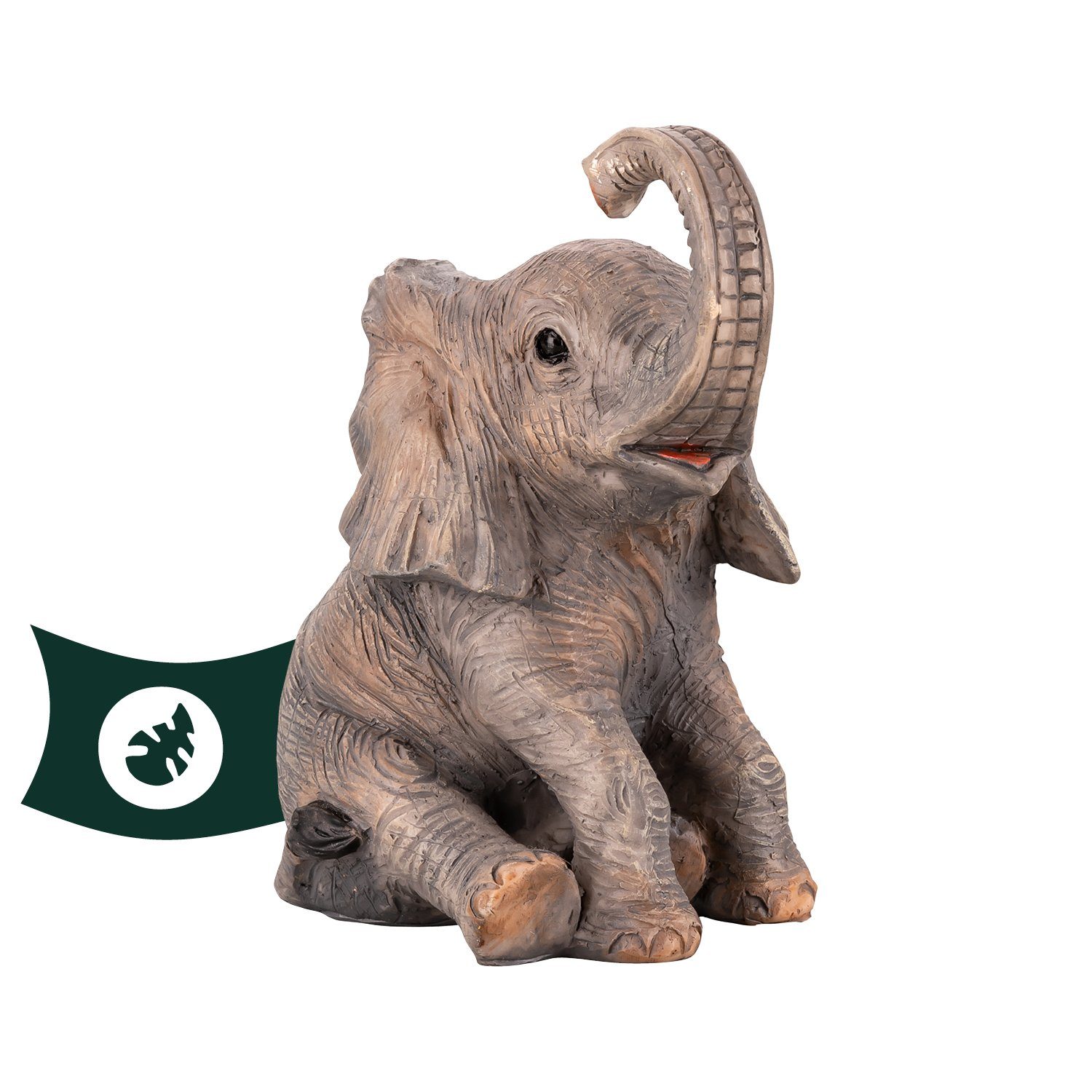 VERDOBA Gartenfigur Deko Wohnzimmer Elefanten Elefant Dekoration - Deko - Figur Tischdeko