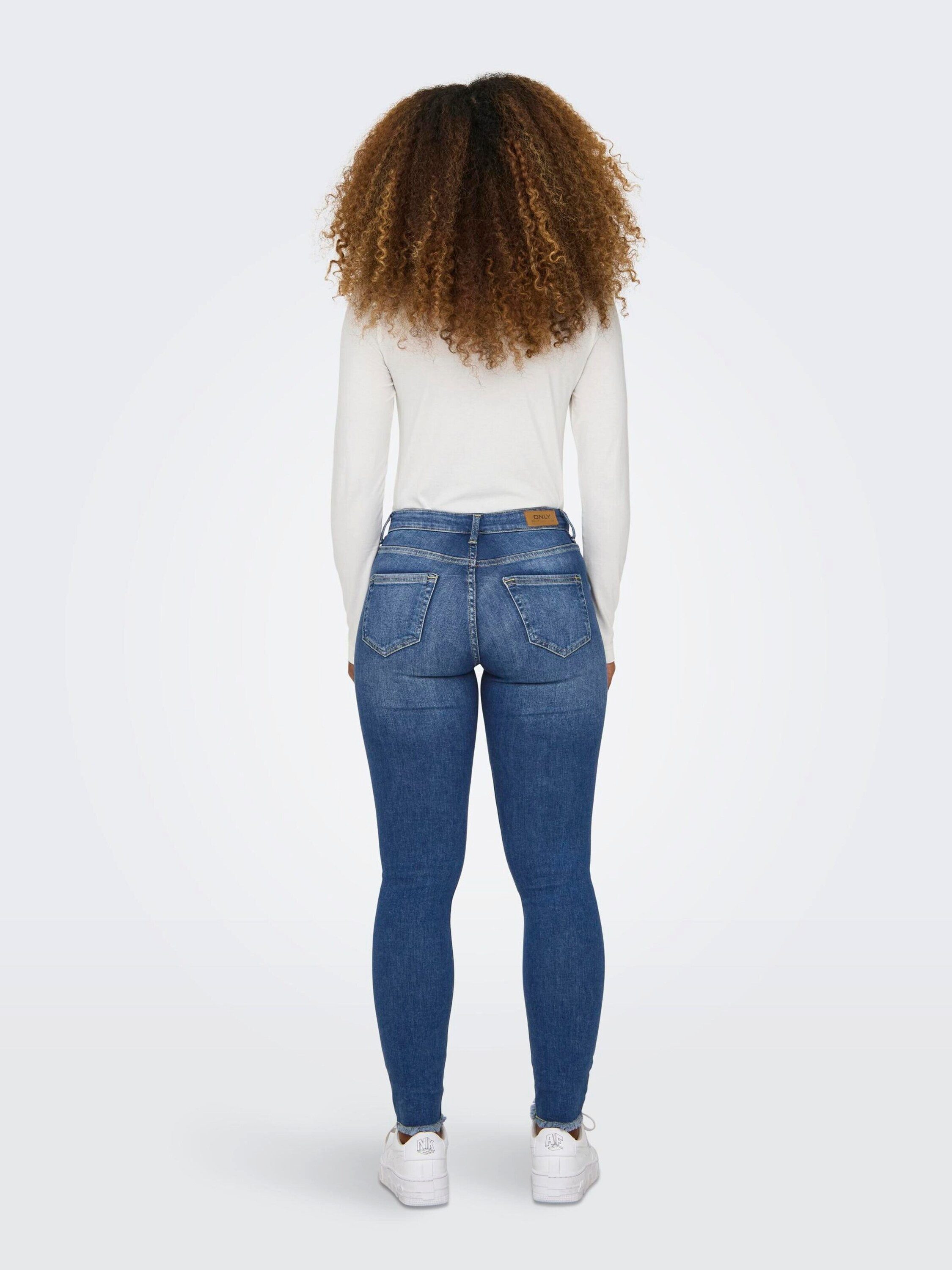 ONLY Skinny-fit-Jeans ONLBlush (1-tlg) Fransen – Bild 3 von 5