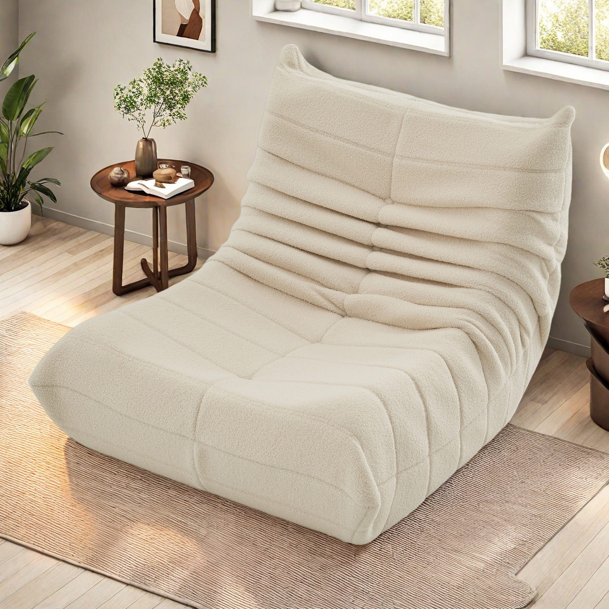 Simurq Sessel Sitzsack Sitzsack Relax-Sessel Lehnsessel Lazy Sofa-Stühle Einzelsofa (1 St, Modern, für Wohnzimmer & Schlafzimmer)