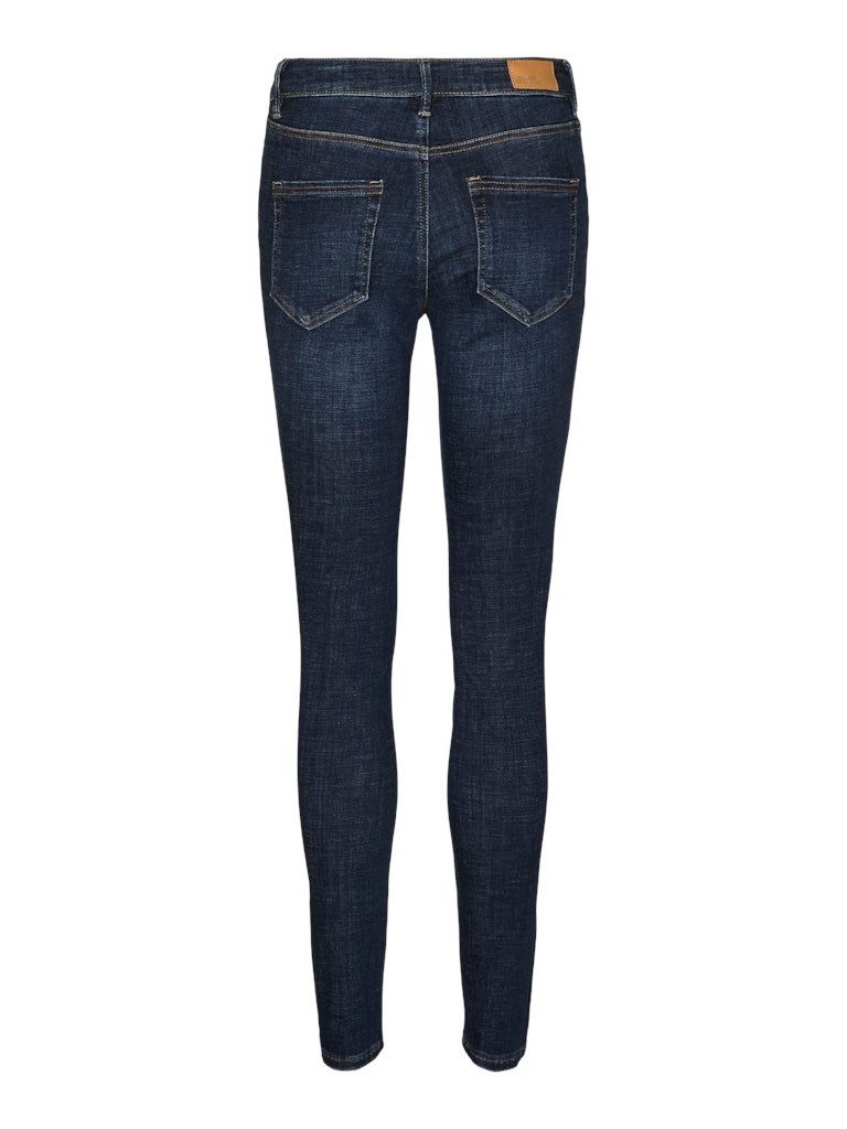 5-Pocket-Jeans VMFLASH MR SKINNY JEANS LI3303 GA N Dark Blue Denim