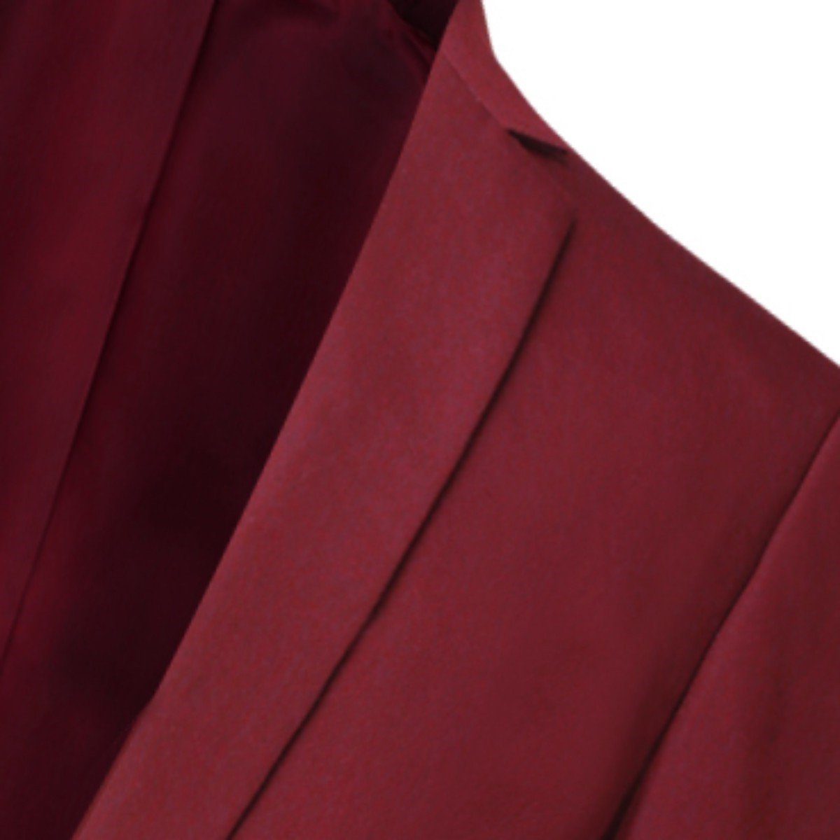 Allthemen Anzugsakko Herren 1 Knopf Blazer mit klassischem Reverskragen