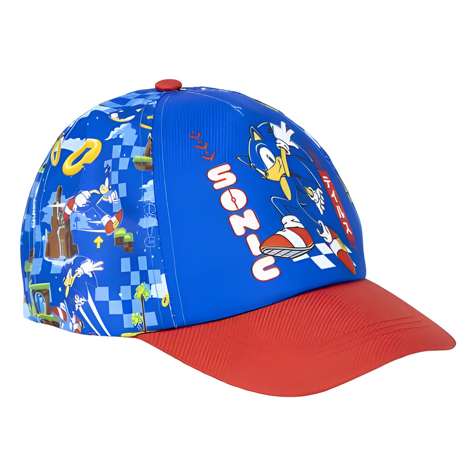 Baseball Cap Sonic The Hedgehog Jungen Basecap Baseball Kappe Mütze Gr.55