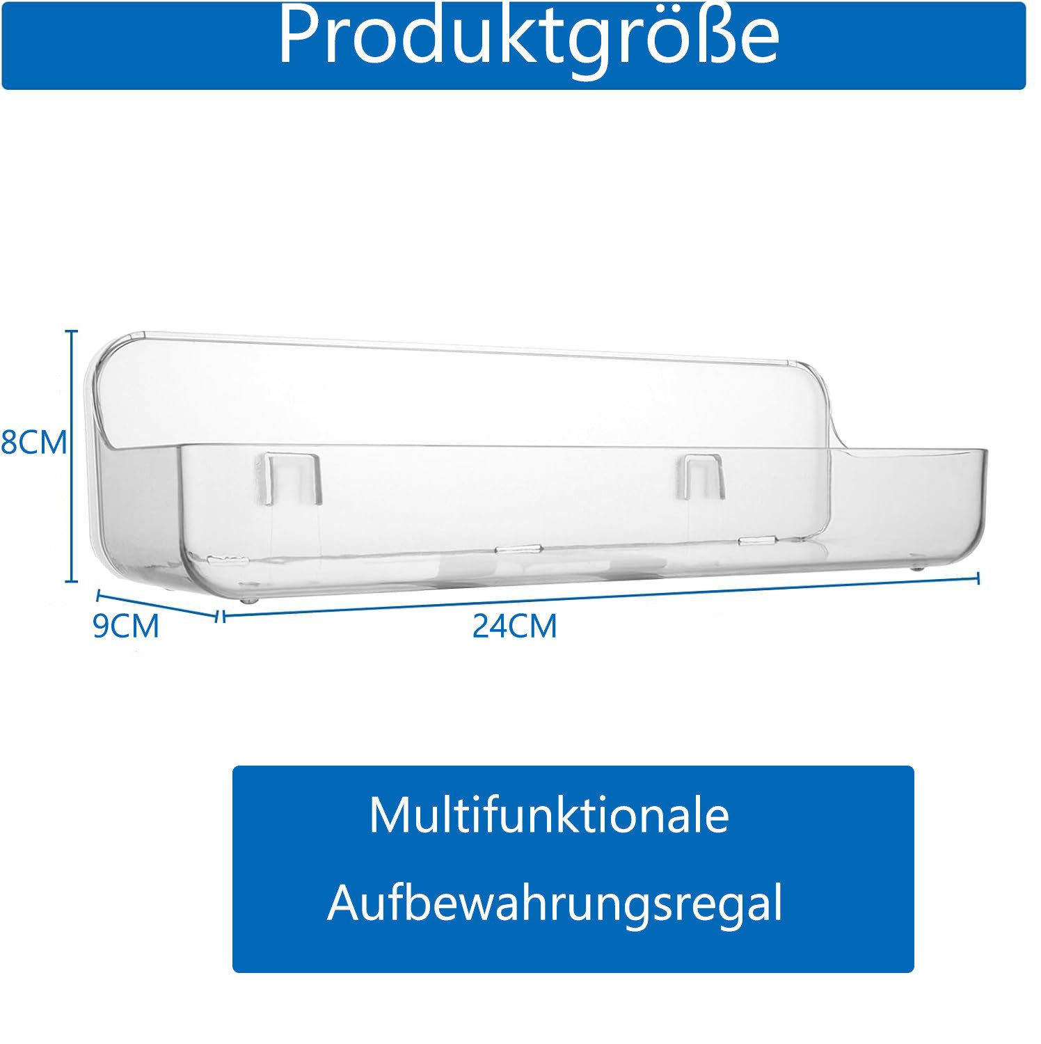 Auledio Wandregal Badezimmerregal aus Kunststoff, Wand- günstig online kaufen