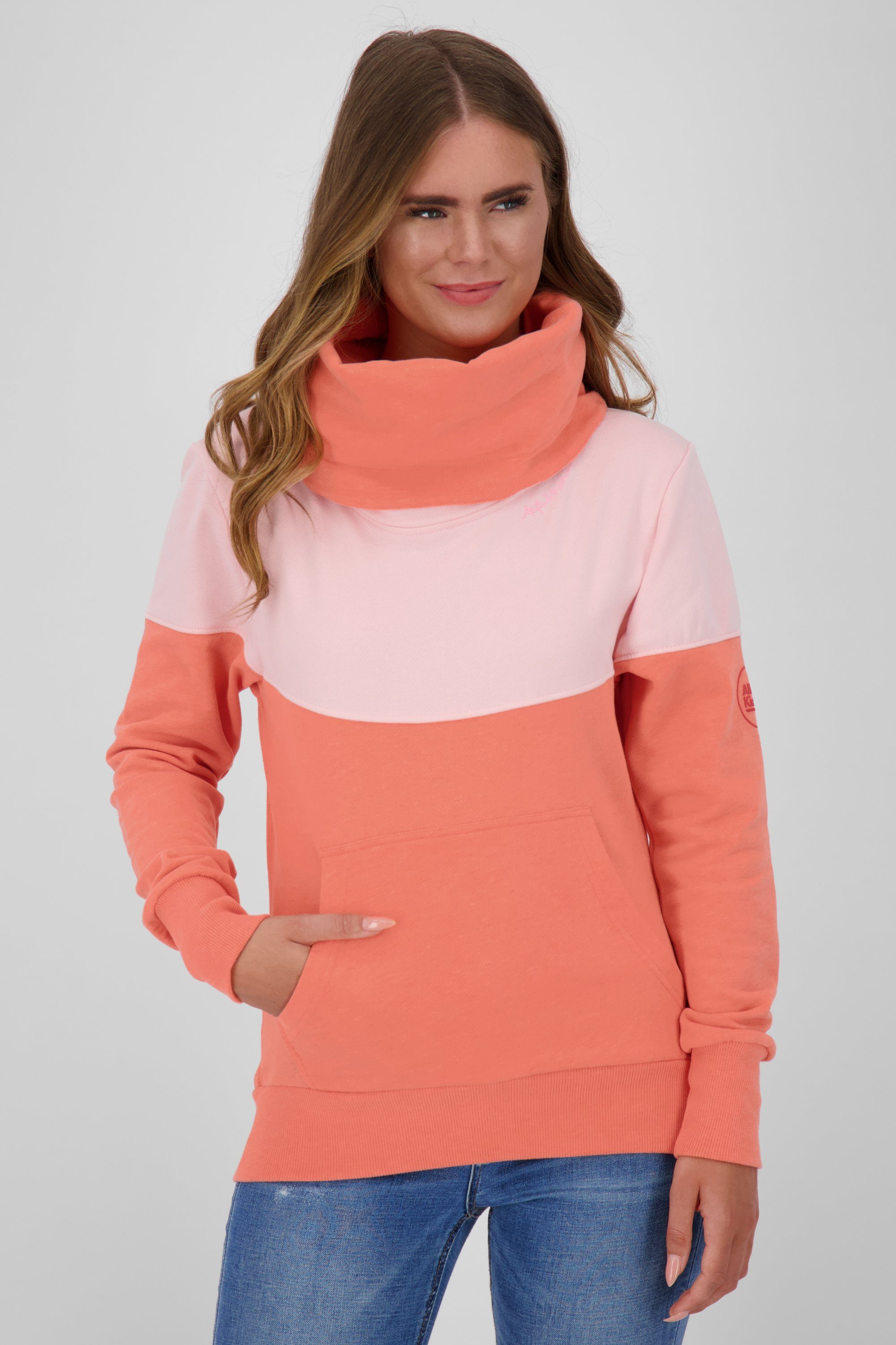 salmon melange Sweat Kickin & Sweatshirt Alife Damen SoleyAK A