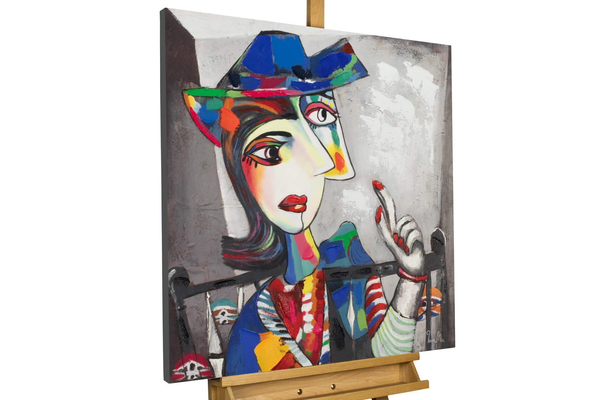 KUNSTLOFT Gemälde Double Life 80x80 cm, günstig online kaufen