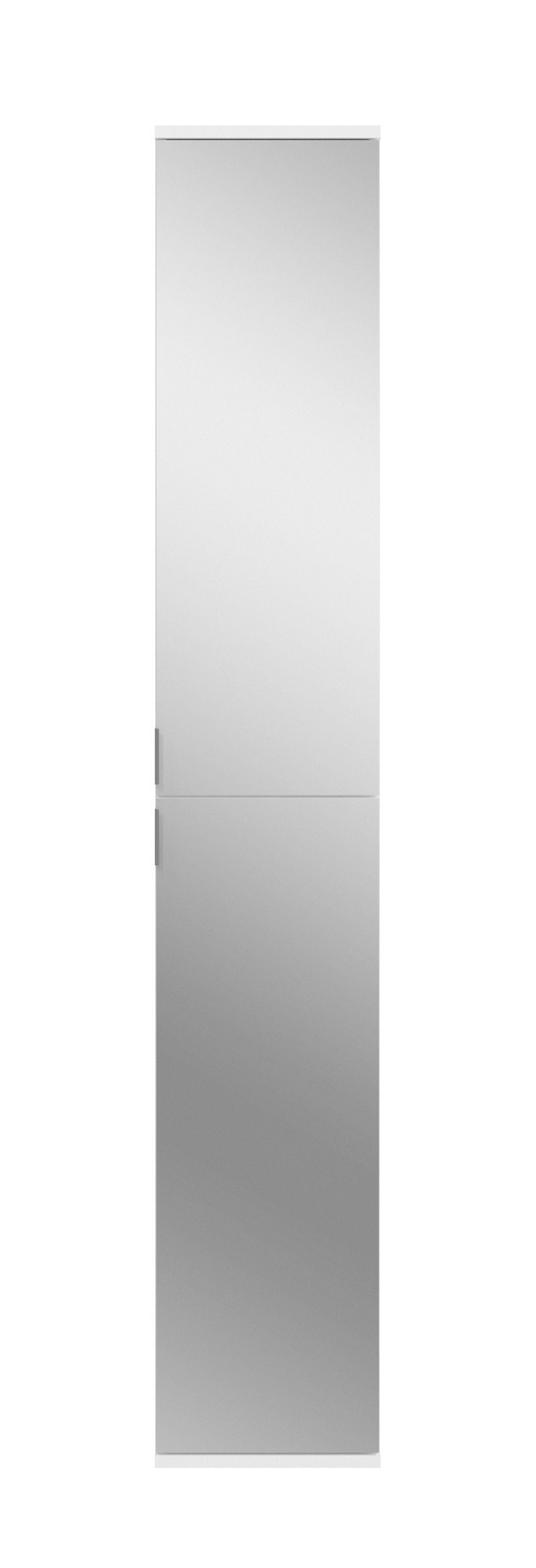 xonox.home Kleiderschrank Garderobenschrank Projekt X, weiß, Spiegeltüren