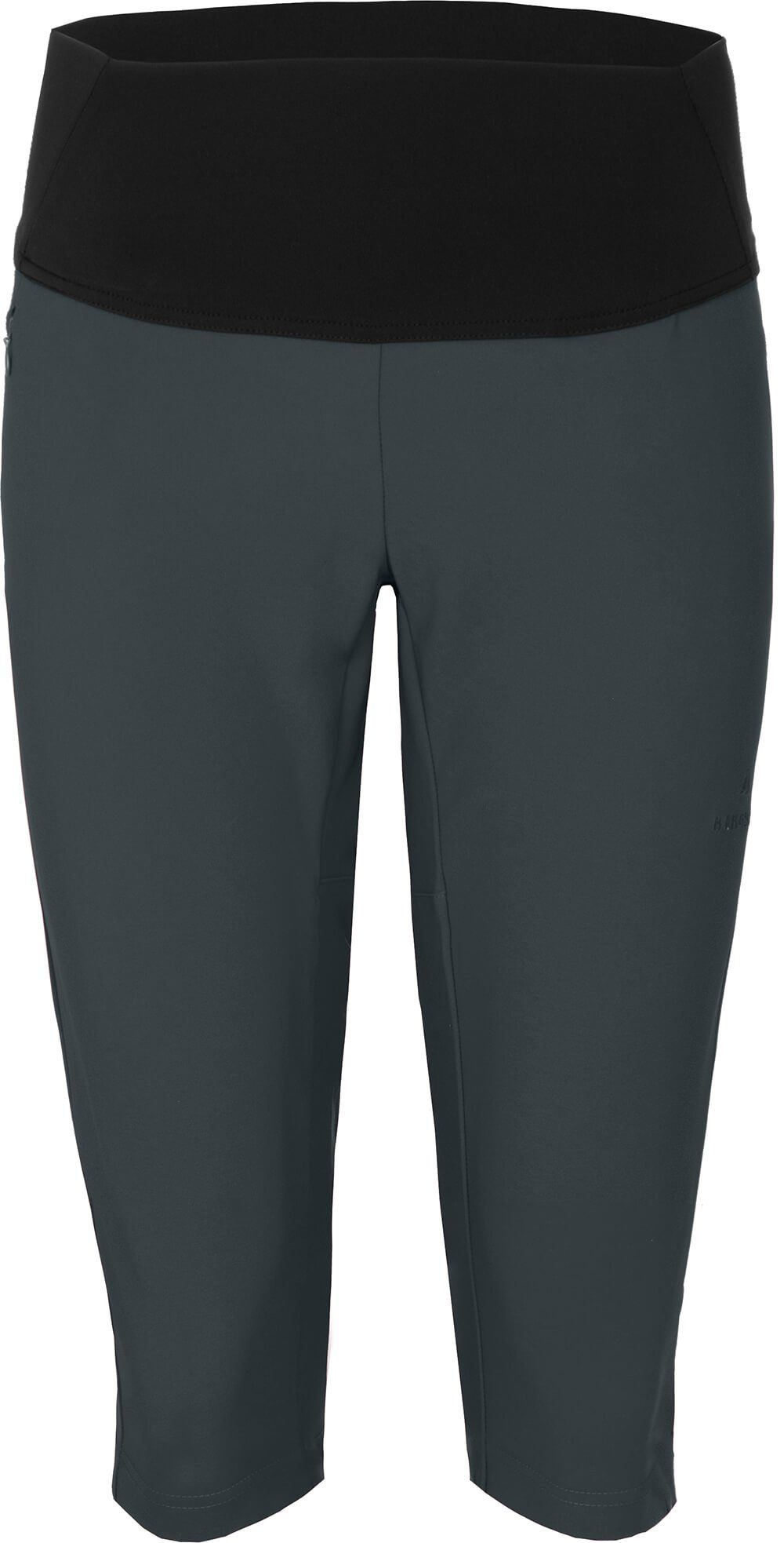 dunkel elastisch, grau Outdoor 3/4 Outdoorhose TIKEN Normalgrößen, Damen schnelltrocknend, Leggings, Bergson Capri (tight)