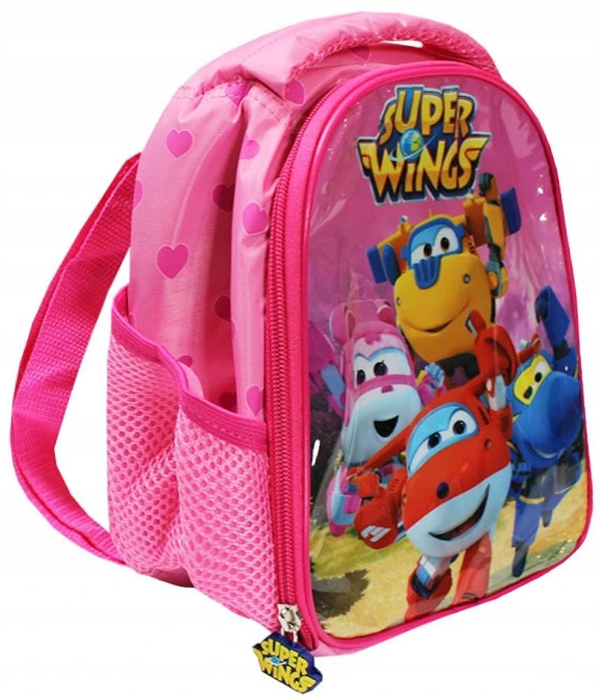 Super Wings Kinderrucksack SUPER WINGS Mädchen Rucksack Kita Schule Sport, Kleiner kompakter Mädchenrucksack