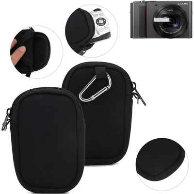 K-S-Trade Kameratasche für Panasonic Lumix DC-TZ202, Kameratasche Schutz-Hülle Kompaktkamera Tasche Travelbag sleeve