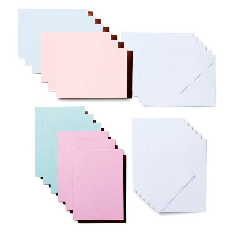 Thumbnail - Cricut Kraftpapier Joy Doppelkarten mit Einleger & Umschlägen, Insert Cards, 11,43 cm x 15,87 cm