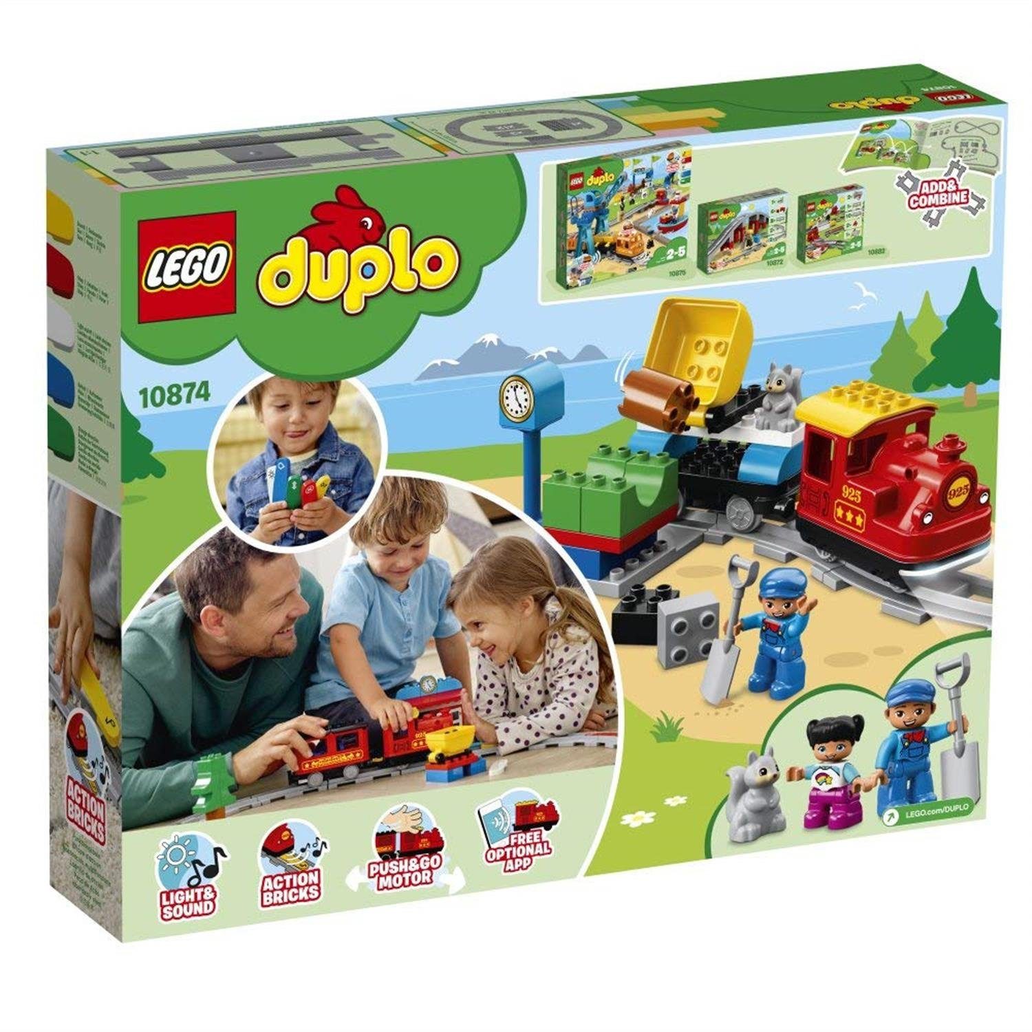 LEGO® 10874 Dampfeisenbahn Konstruktionsspielsteine günstig online kaufen