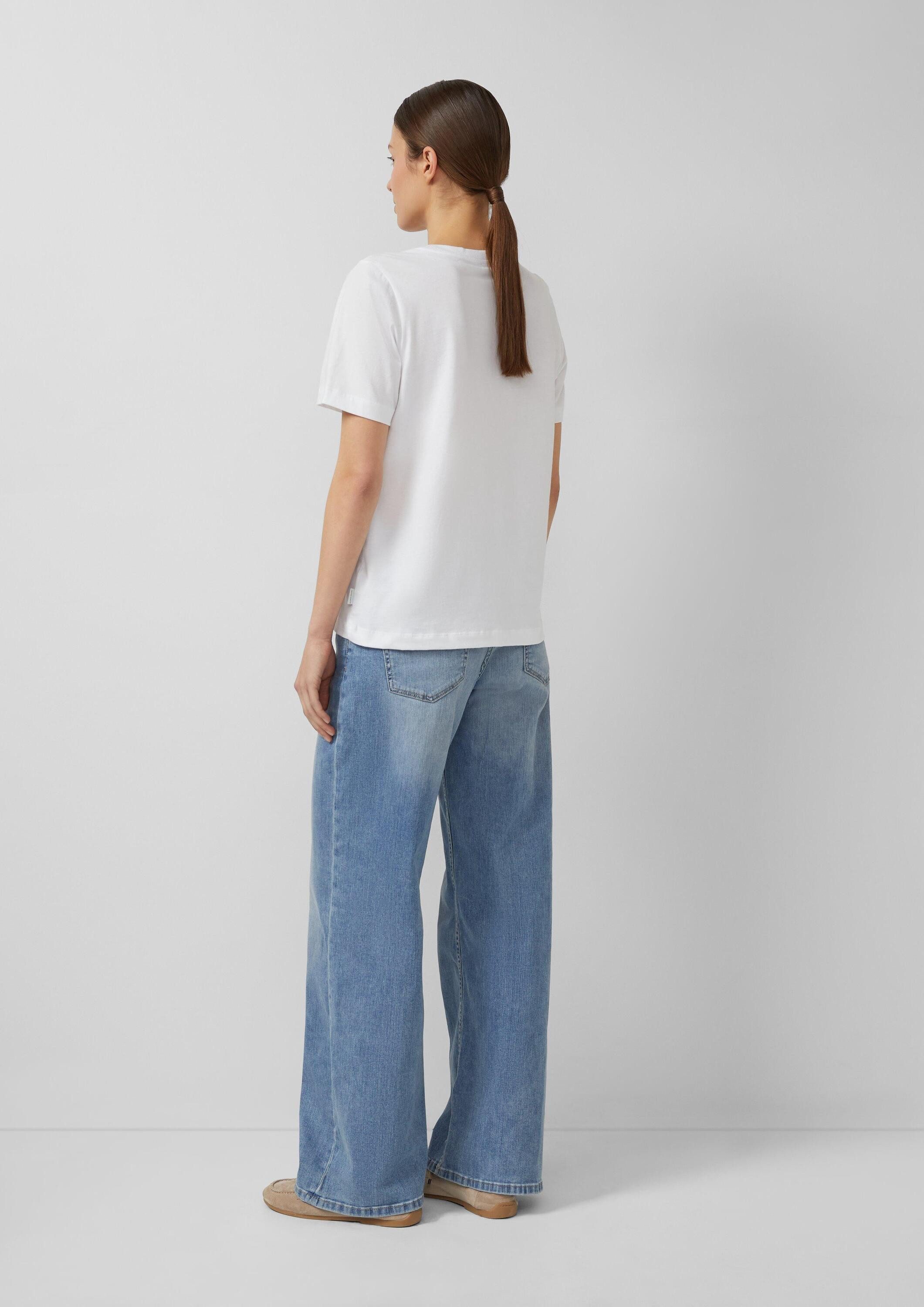 s.Oliver Kurzarmshirt T-Shirt T-Shirt mit Frontprint