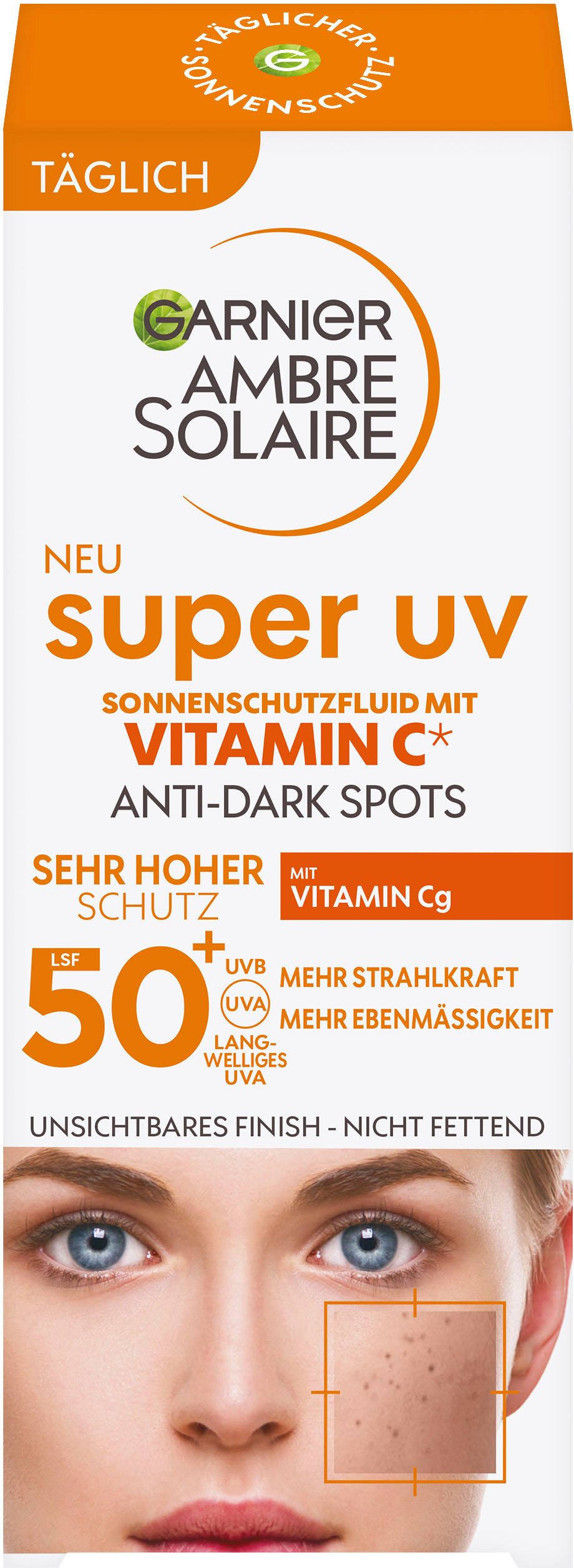 GARNIER Sonnenschutzfluid Garnier Sonnenschutzfluid Vitamin C LSF 50+