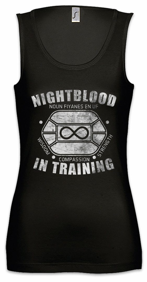Tanktop Nightblood In Training Ärmelloses Damen T-Shirt The Commander Clan