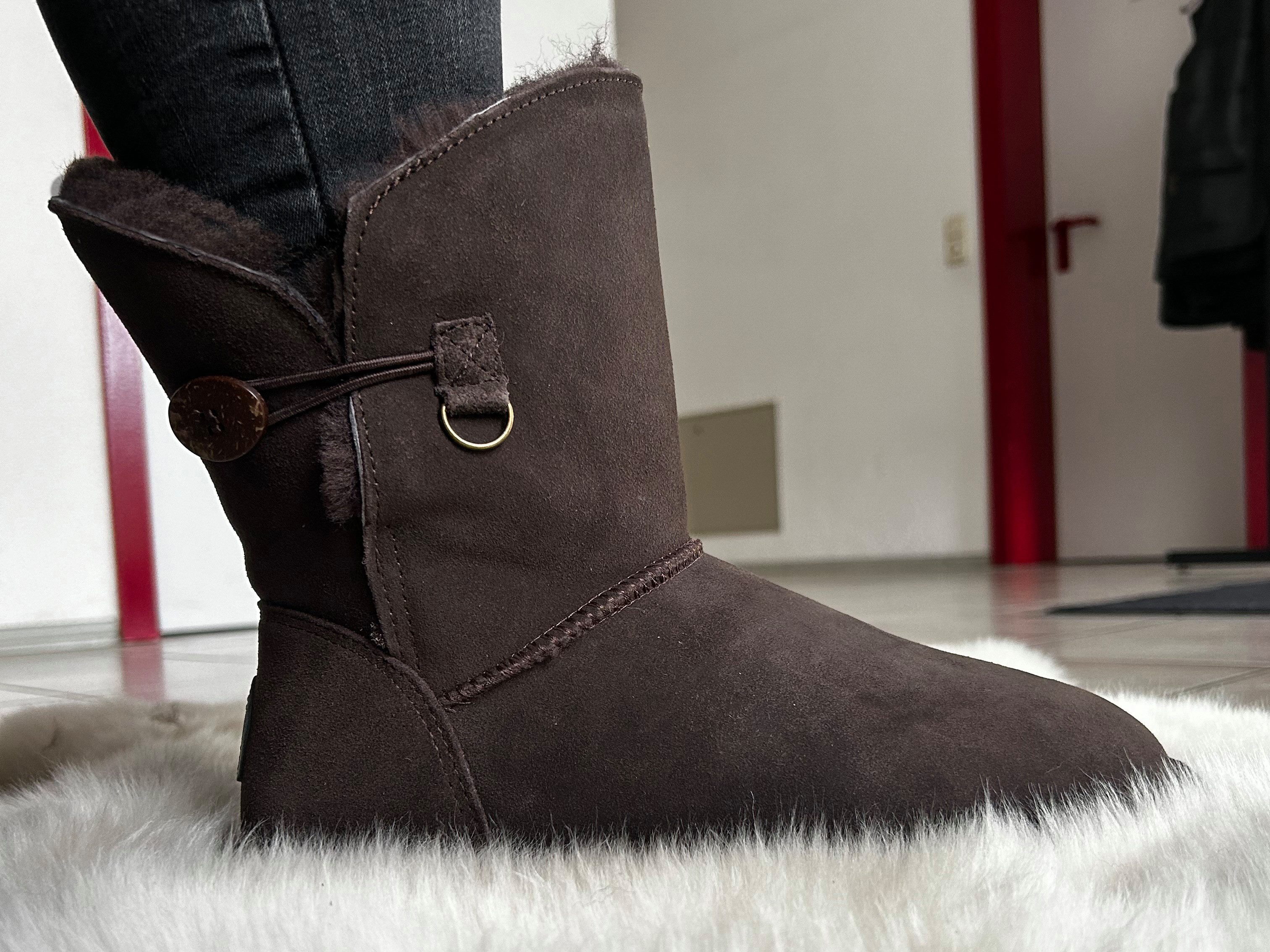Reissner Lammfelle Lammfell Winterstiefel Modell LARA Winterstiefel