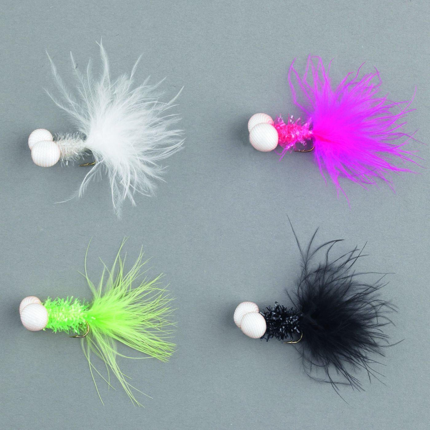 Kunstköder Balzer Trout Attack Streamer-Sortiment Big Eye - 4 Streamer im Set