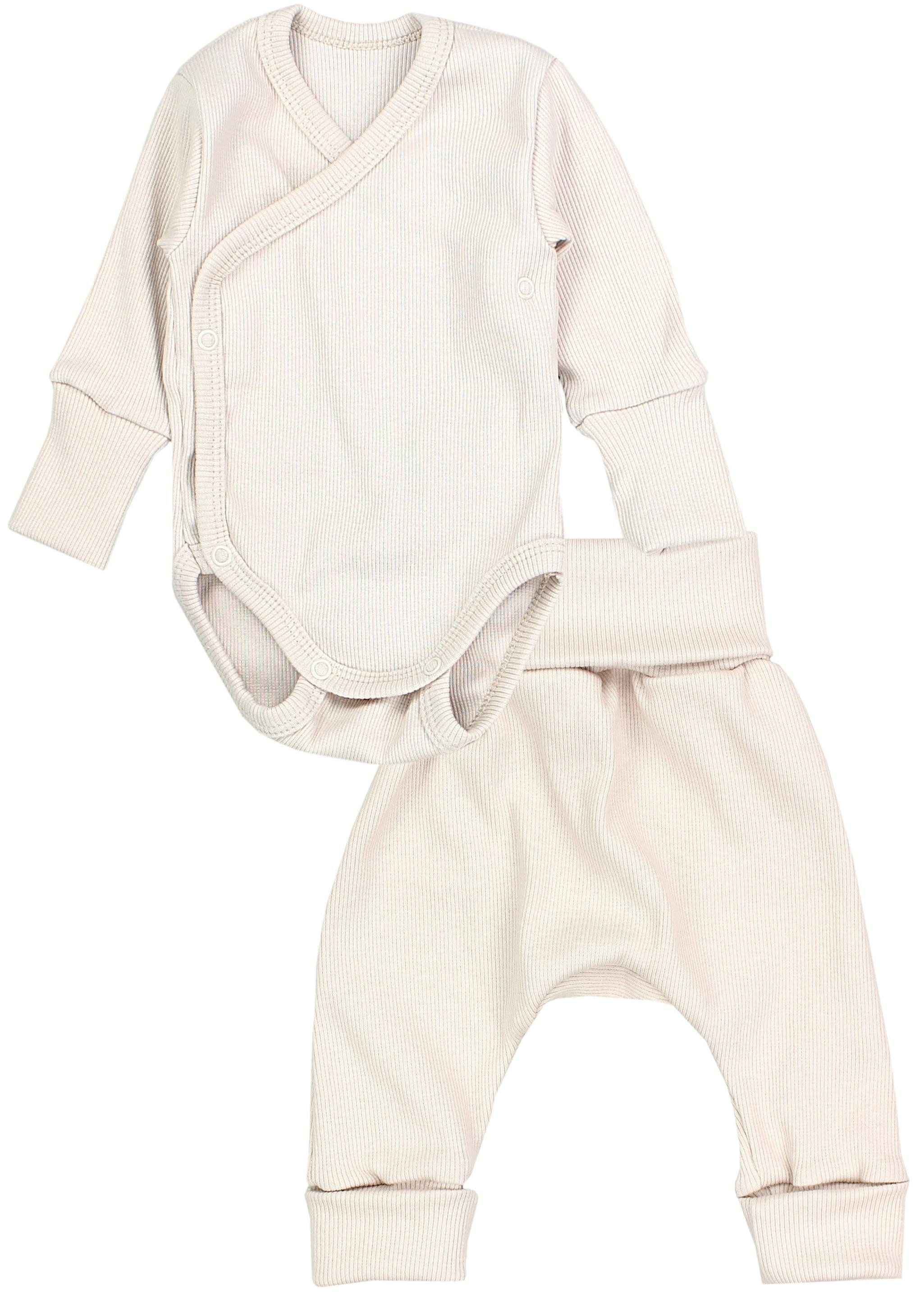 Langarmbody TupTam Unisex Babybekleidung Langarmbody Hose 2er Set
