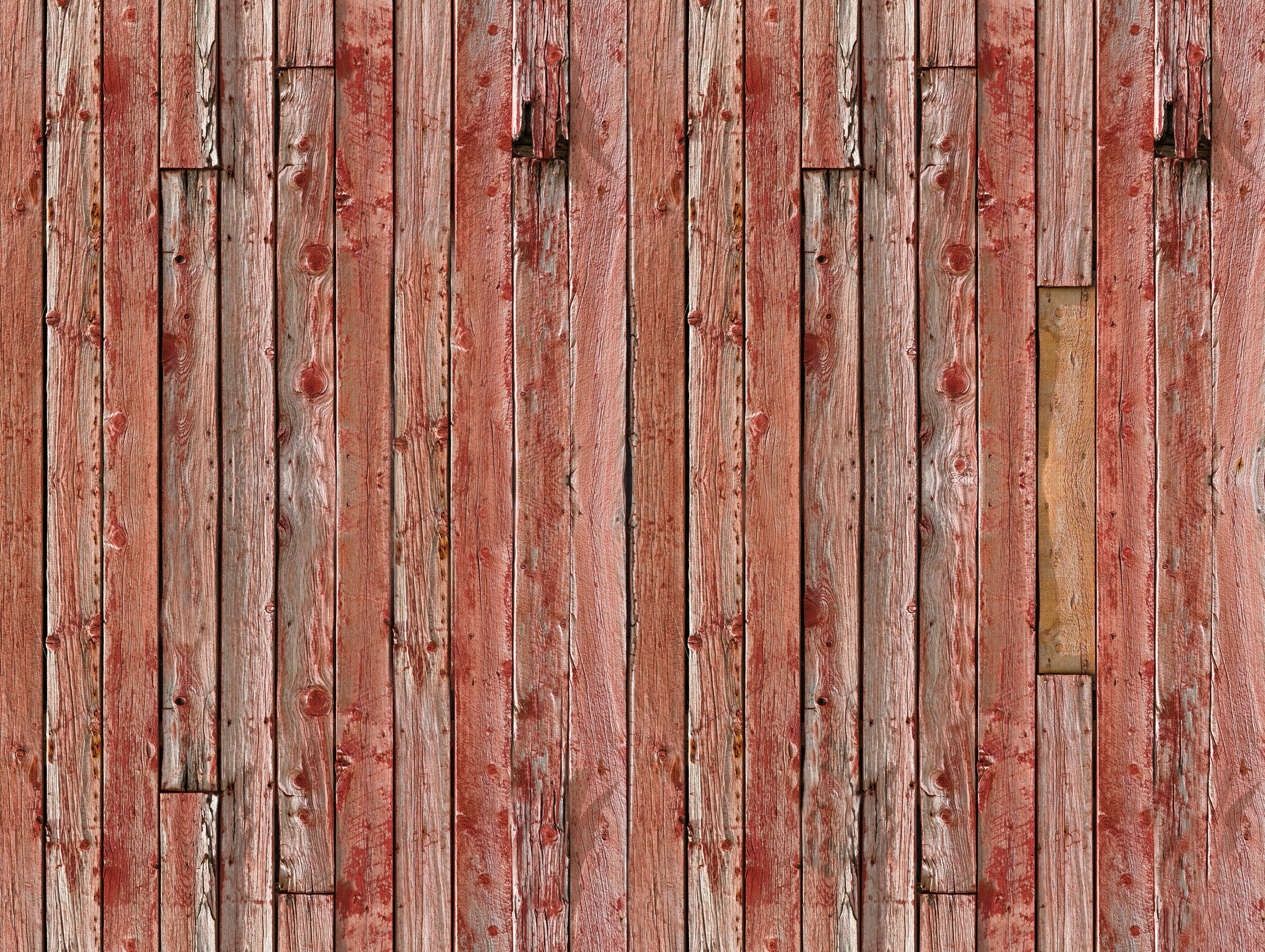 Rasch Fototapete Holzoptik - Vliestapete Braun Orange, glatt, Holzoptik, (1 Rolle, 1 St., 2,8 m x 3,72 m), gute Lichtbeständigkeit, waschbeständig, restlos abziehbar