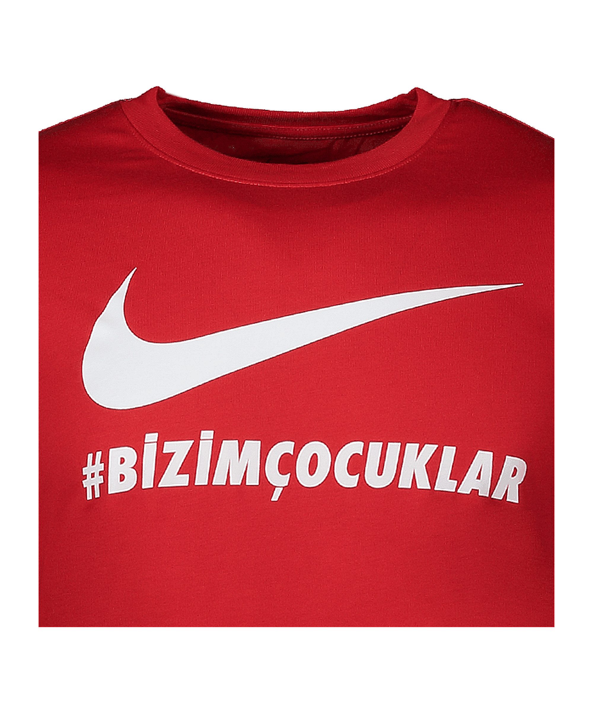 Nike T-Shirt Nike Performance TFF Swoosh T-Shirt Polyester – Bild 3 von 3