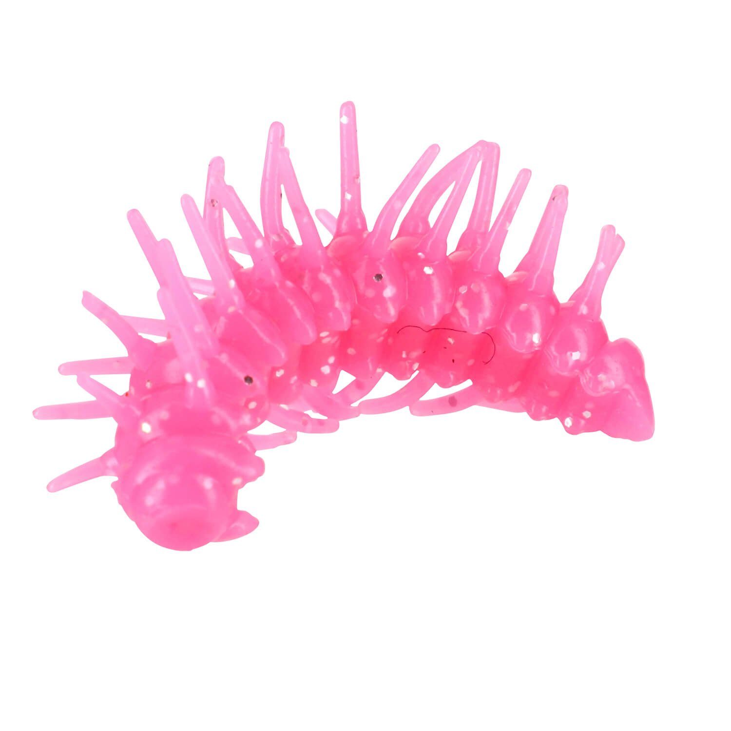 Illex Kunstköder Illex Magic Larva Gummilarven 3,5cm 1,14g, (6-St) Bubble Gum Pink