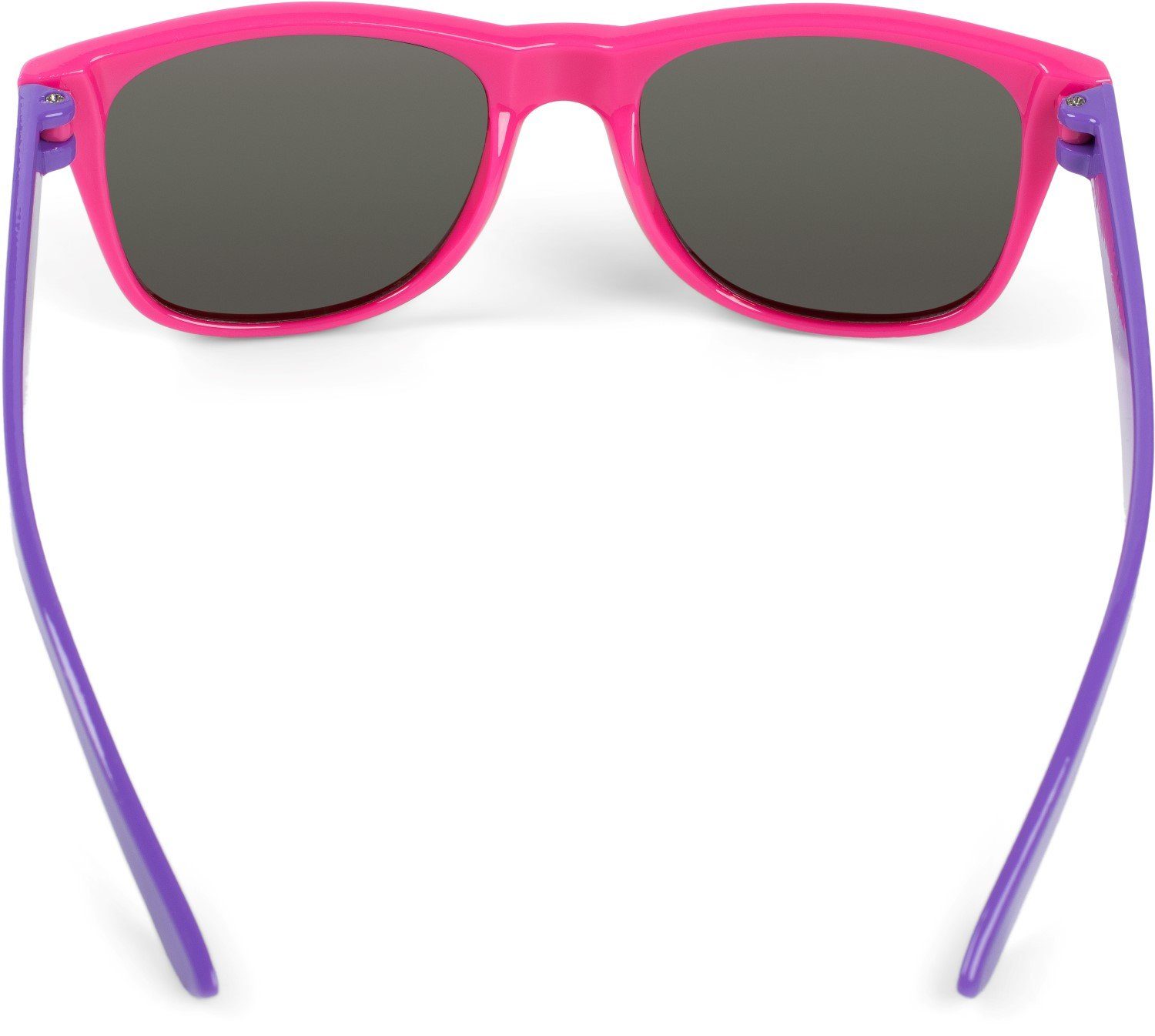 styleBREAKER Sonnenbrille Glas (1-St) / Verspiegelt Lila Gestell Pink-Lila verspiegelt