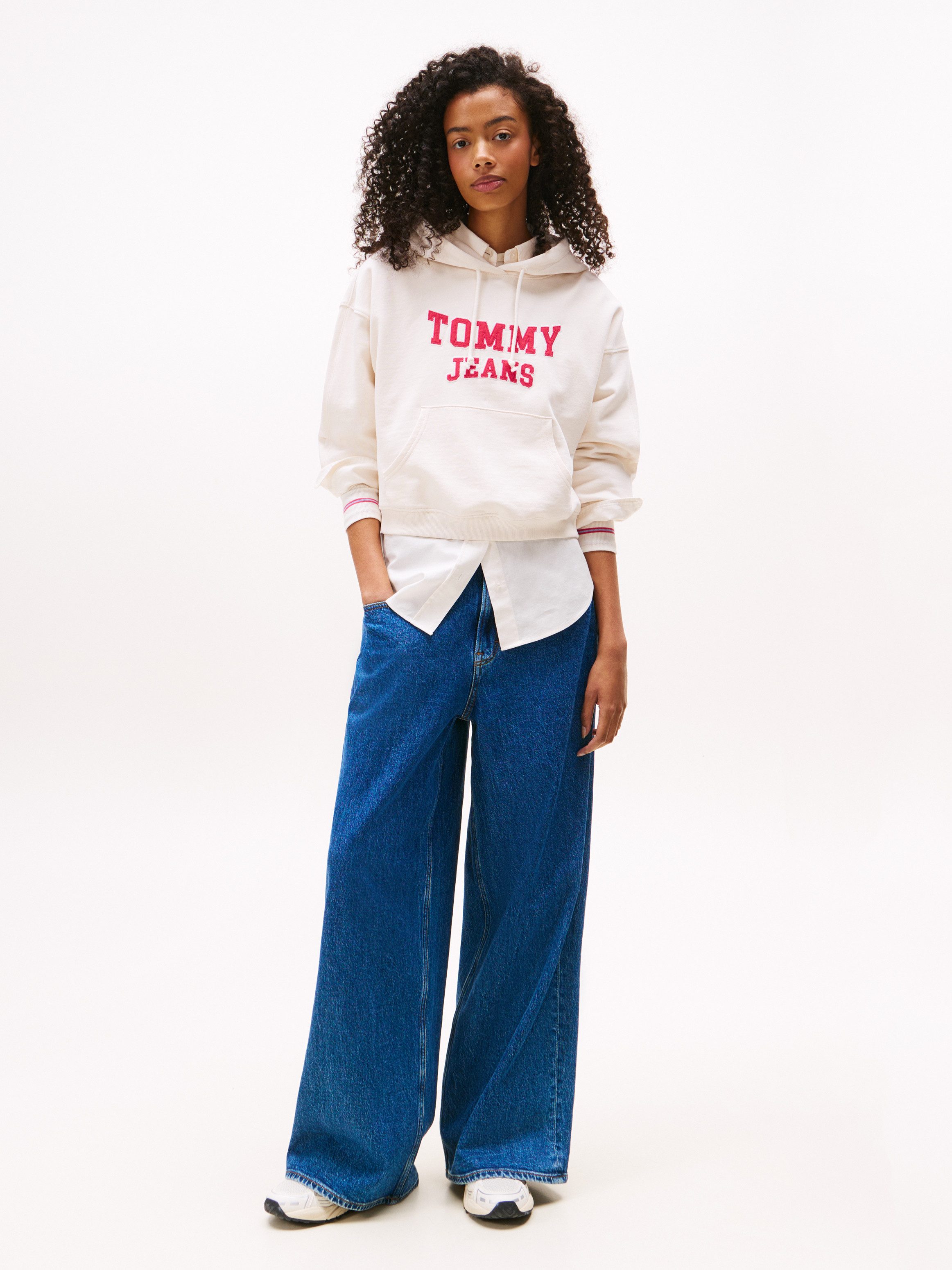 Tommy Jeans Kapuzensweatshirt TJW BXY CRP VARSITY HOODIE