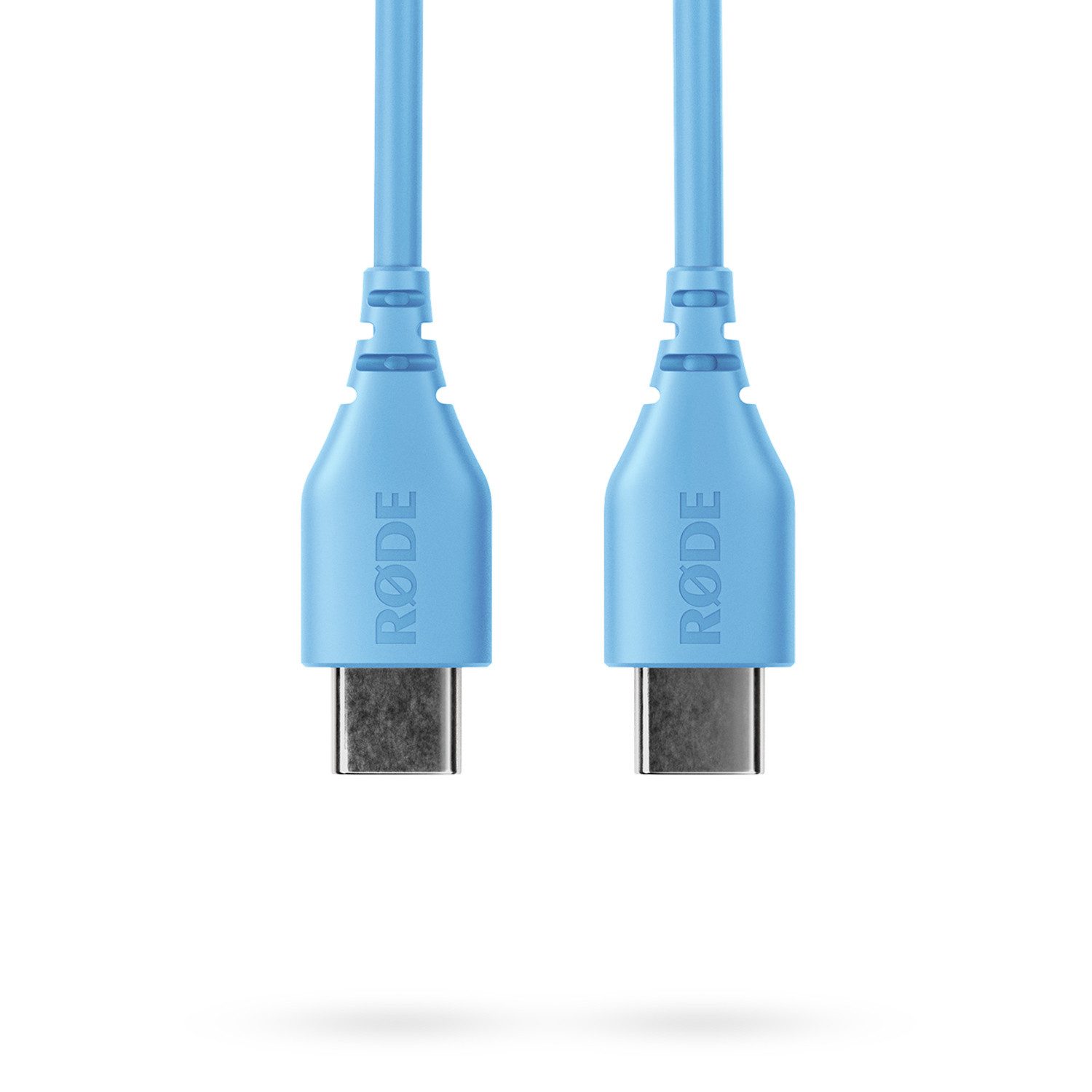 RØDE Rode USB-Kabel SC22-B USB-C auf USB-C Kabel 30cm Blau USB-Kabel, USB-C, auf USB-C (30 cm), Hochwertig und gut abgeschirmt