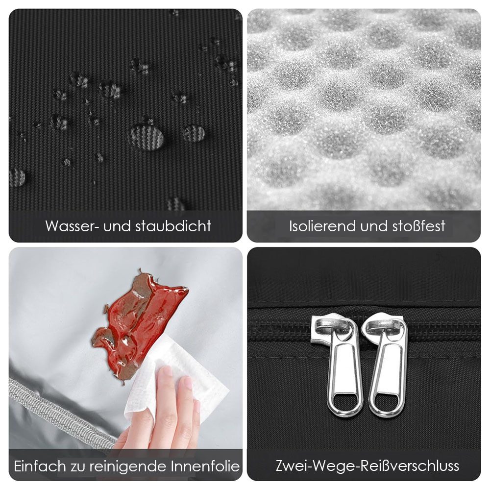 AFKSMILE Kühltasche Große Lunchtasche Isoliert Verstellbare Schultergurte für Arbeit, Kühltasche Klein für Frauen Männer, Picknick Unterwegs – Bild 5 von 5