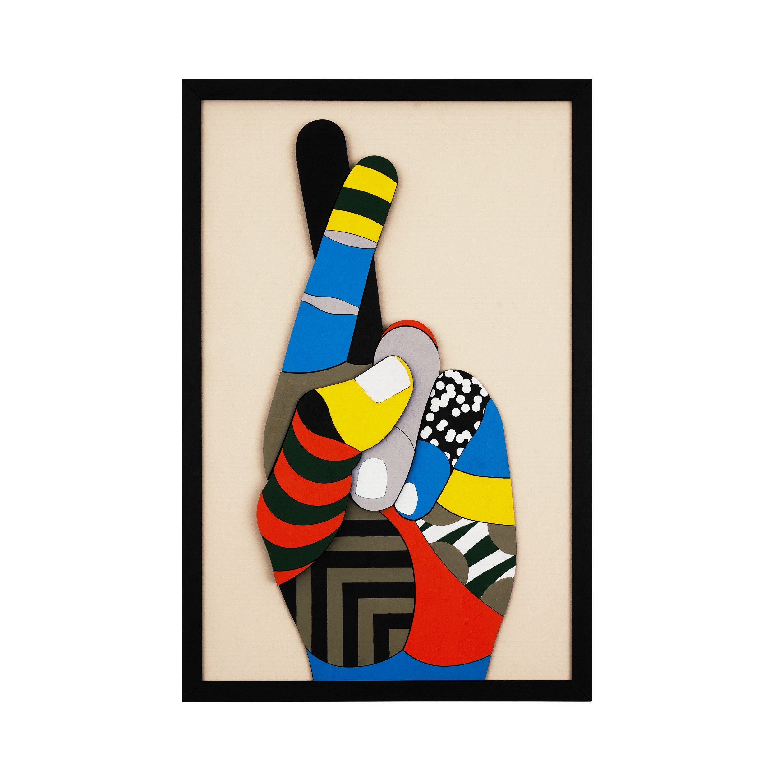 LD Wood Wanddekoobjekt LD Wood - Pop Up Hand