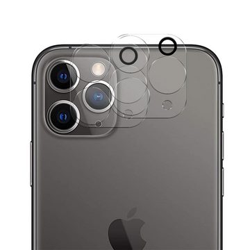 CoolGadget Schutzfolie Panzerfolie für iPhone 11 Pro Max, (Spar-Set 4in1, 2x Displayschutz, 2x Kameraschutz), Panzerglas Schutzfolie für Apple iPhone 11 Pro Max Folie