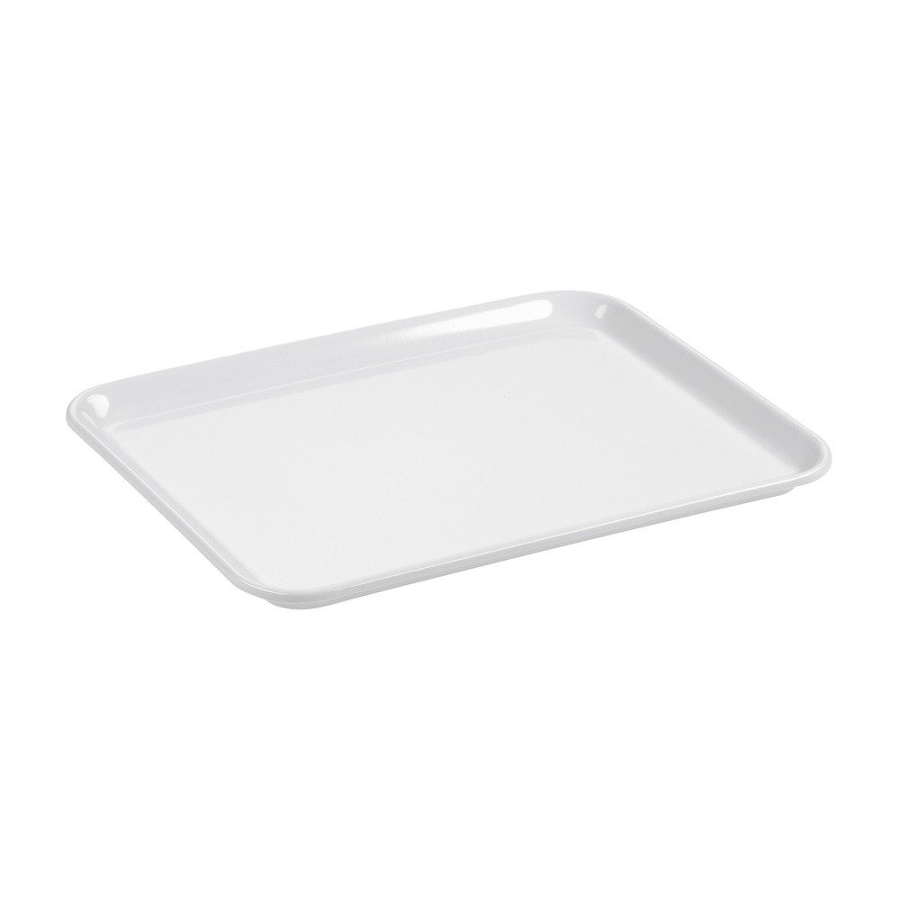 Ornamin Tablett Schür-Tablett L, Melamin, Instrumentenschale l Labortablett l Laborschale l Kunststoff Tablett