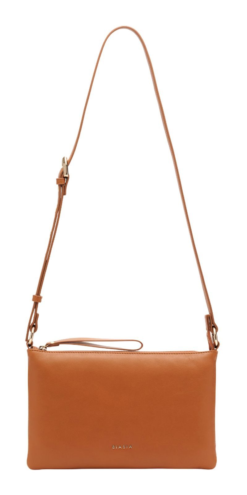 BIASIA Umhängetasche Crossbag, aus echtem Leder