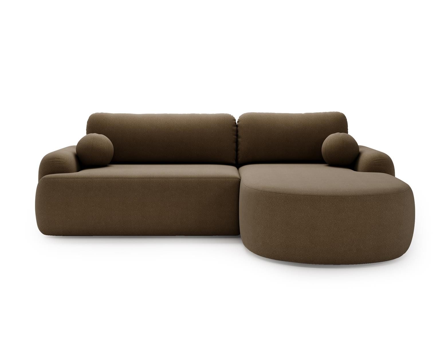 Compleo Ecksofa boucle mit breiter Ottomane günstig online kaufen