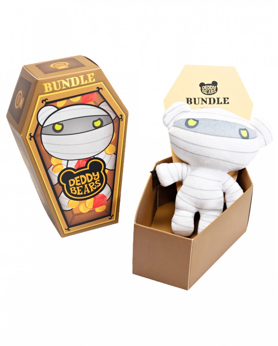 Horror-Shop Plüschfigur Kleiner Bundle Teddybär im Sarg von Deddy Bear 14c