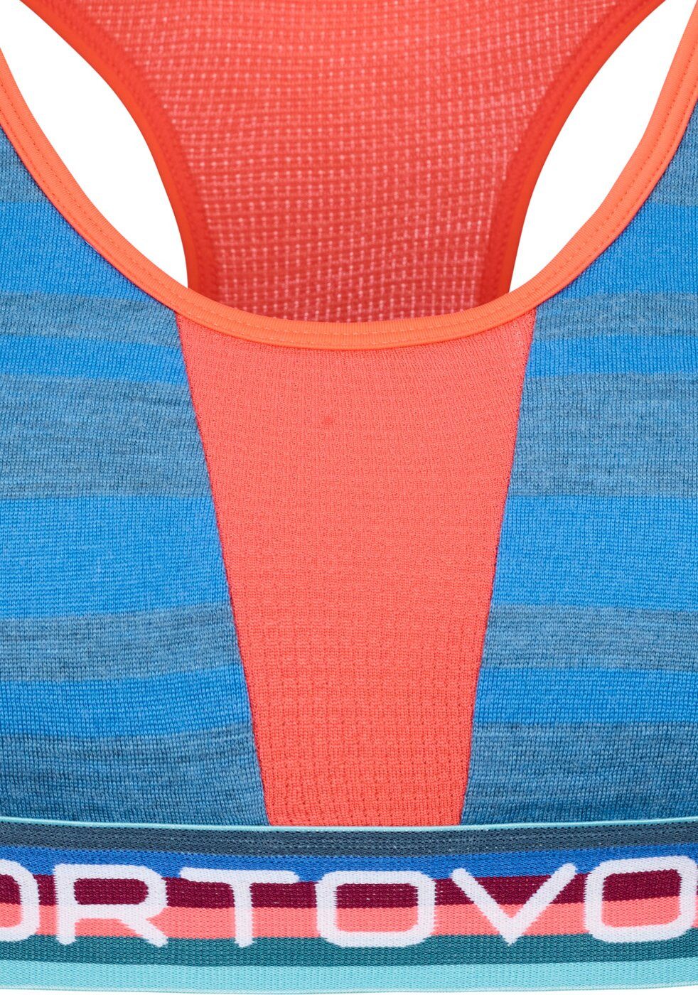 Ortovox Sport-Bustier 185 ROCK'N'WOOL SPORT TOP W sky blue