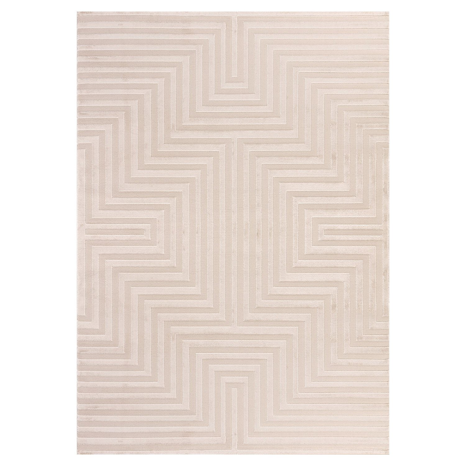 Teppium Teppich Geometrisch Design, Rechteckig, Höhe: 12 mm, Teppich Wohnzi günstig online kaufen