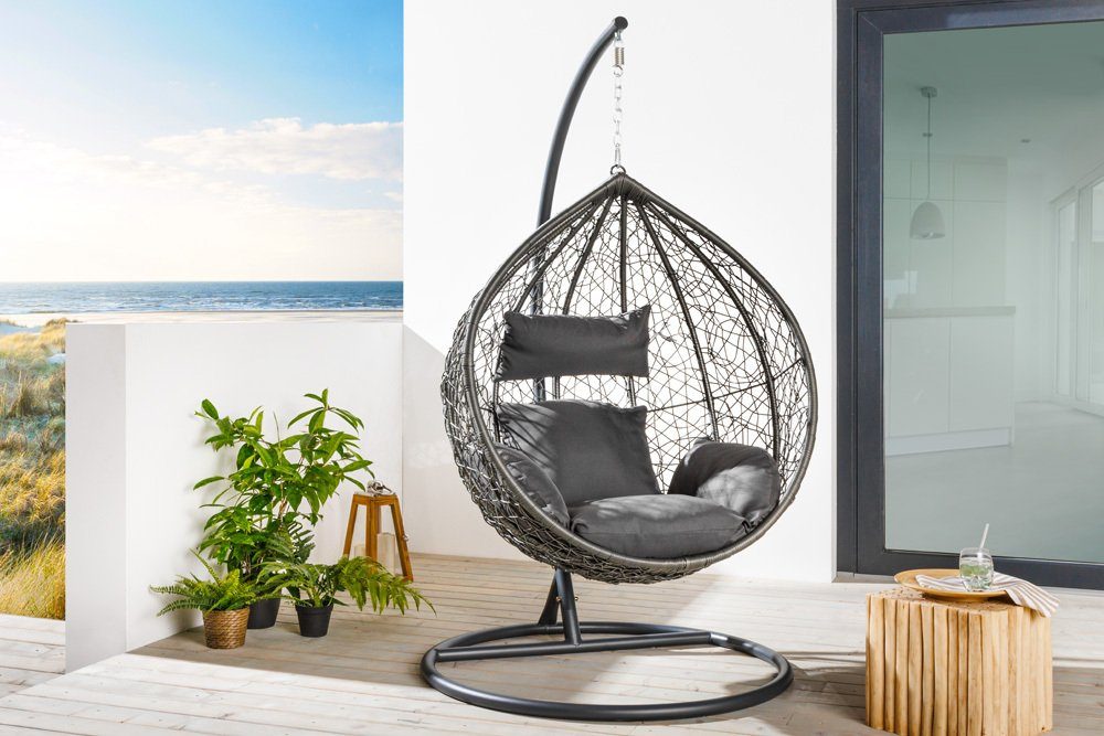 riess-ambiente Hängesessel LOFT anthrazit / grau günstig online kaufen