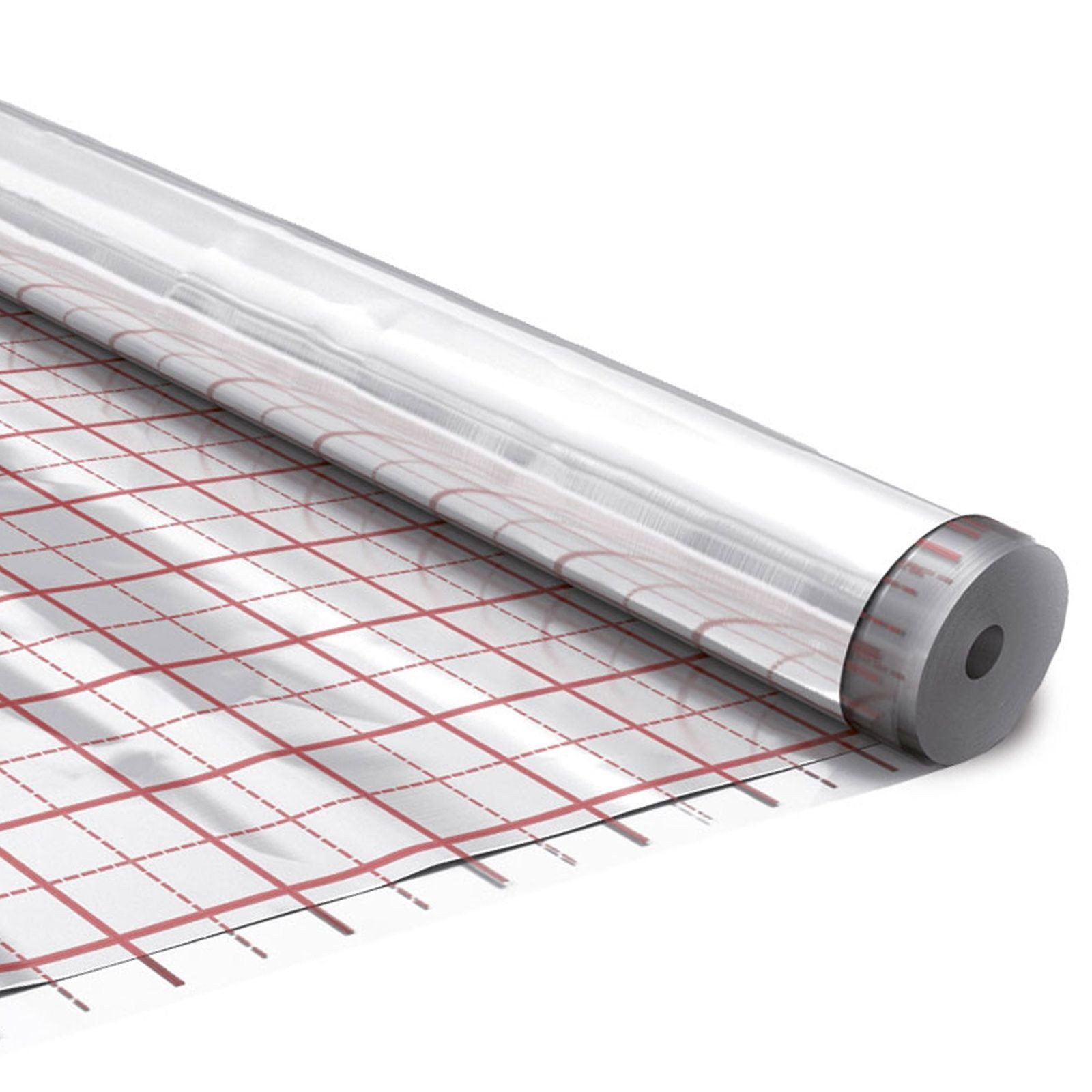 Hausa Fußbodenheizung Rasterfolie ISOFLOOR, (unter Fußbodenheizungssystemen Alufolie Fußbodenisolierung, 1-tlg., 1,5m x 50m), für Fußbodenheizung Isolierfolie
