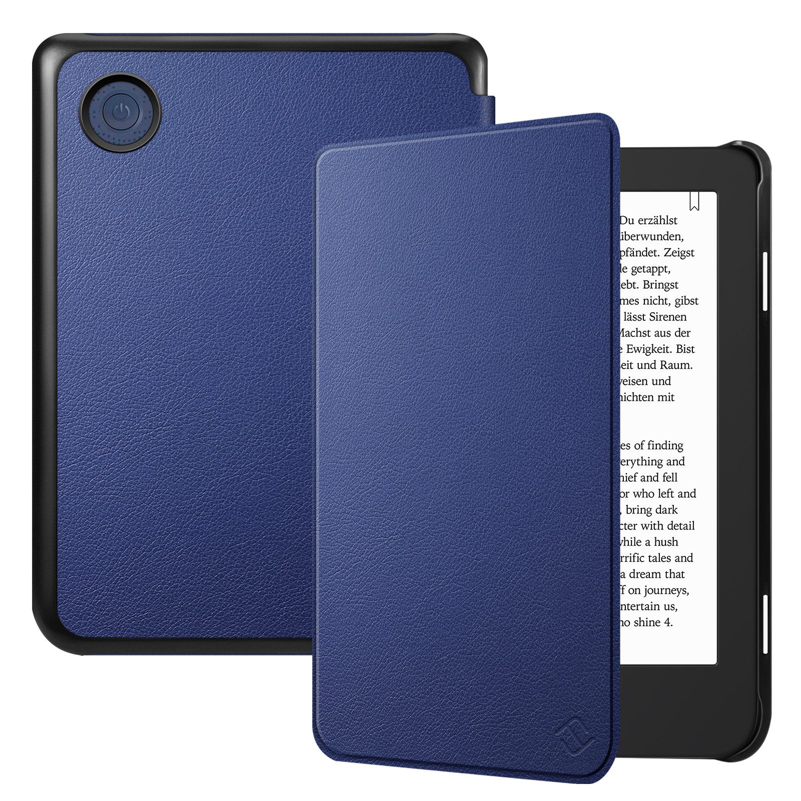 Fintie E-Reader-Hülle für Tolino Shine Color/Shine 5(2024)&Kobo Clara Colour/Clara BW(2024), Ultradünn Hülle mit Auto Schlaf/Wach und Magnetverschluss