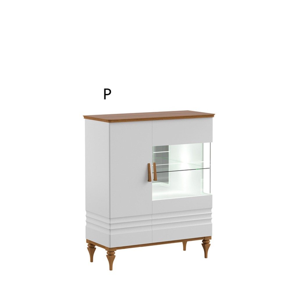 JVmoebel Barschrank Klassische Vitrine mit Stauraum – Elegante Kommode und Schrank Made in Europa