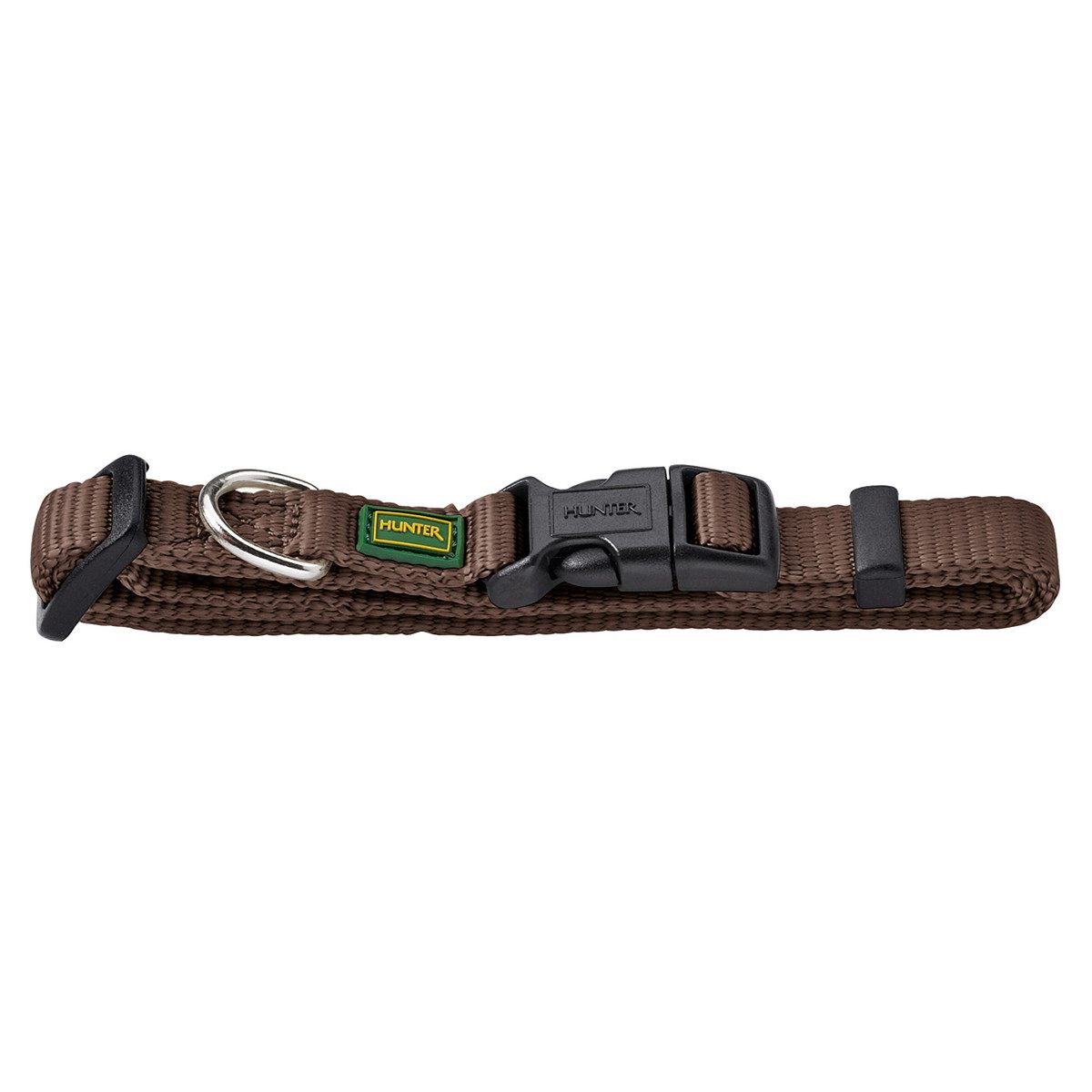 VEGAS HQ Hundehalsband Aus Leder, Braun, 30 Mm Breit Und 52 Cm Lang