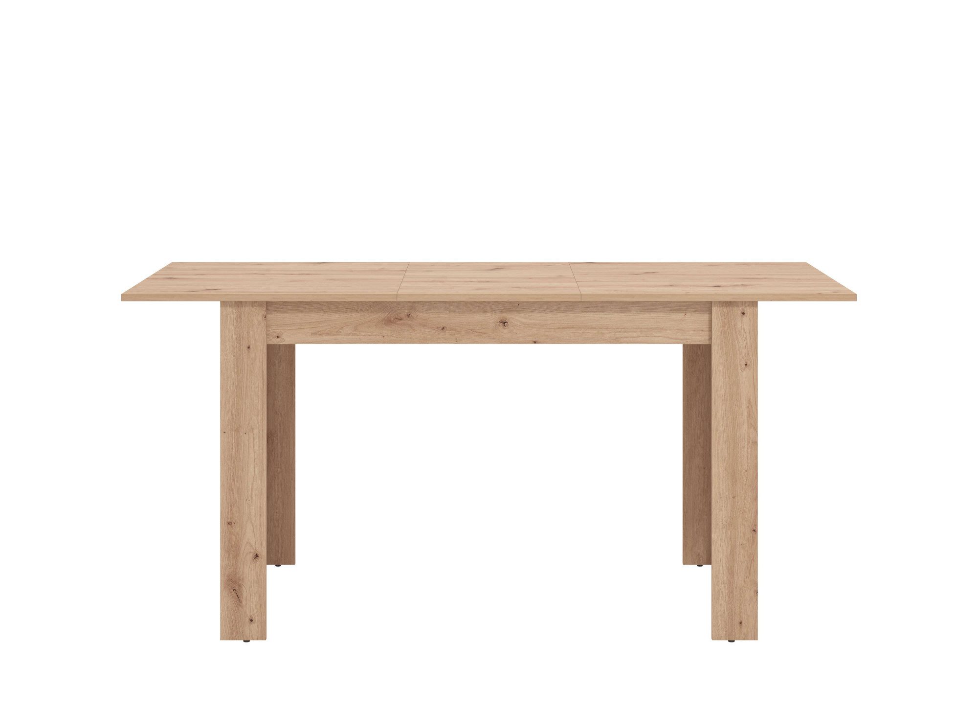 OTTO home Esstisch Hamar Esszimmertisch 120x80, Weiß oder Eiche Holz Küchentisch, Verlängerbar durch Einlegeplatte, max. Breite 160 cm – Bild 5 von 5