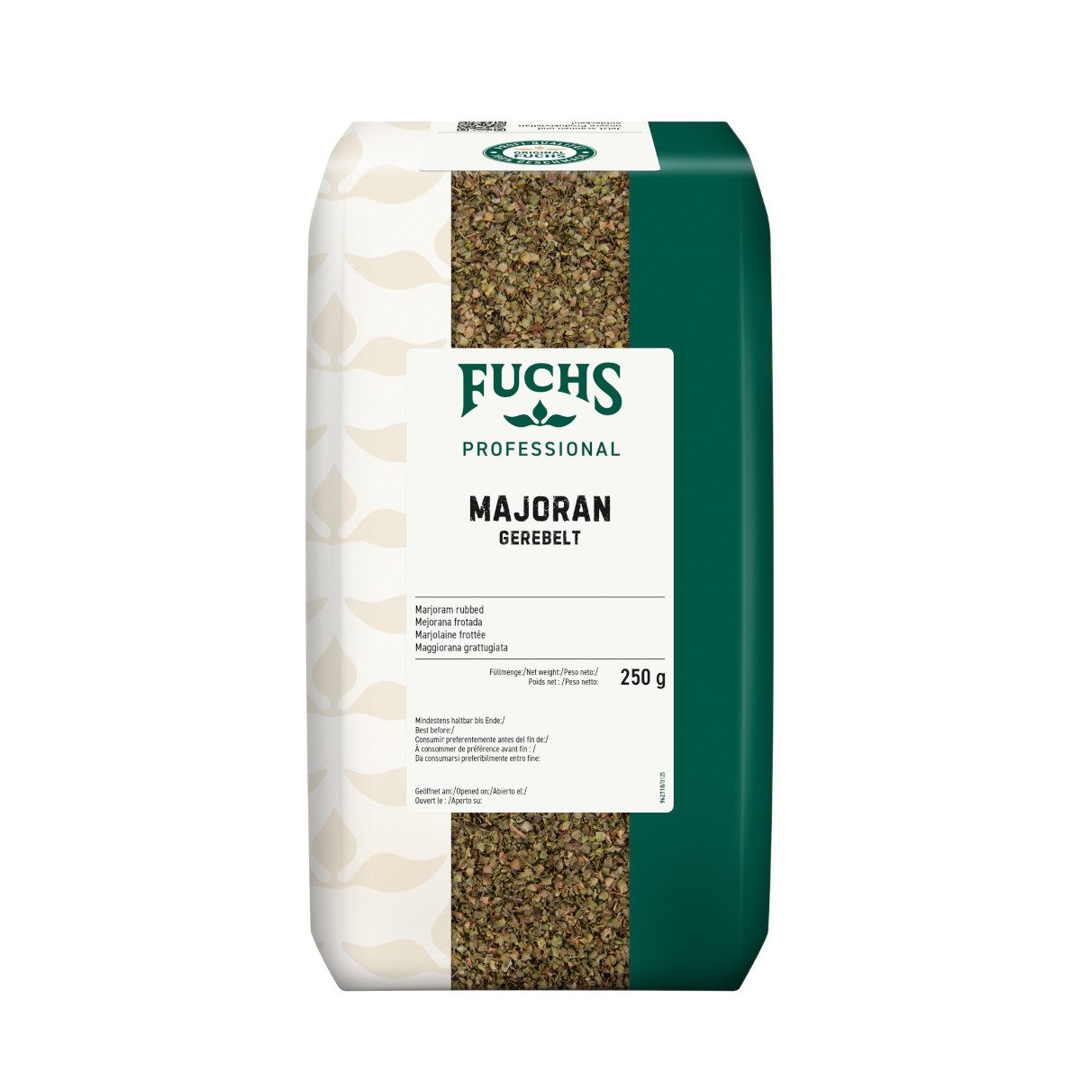 Fuchs Foodservice Gewürz, Fuchs Professional Majoran gerebelt mit leicht pfeffriger Schärfe 250g