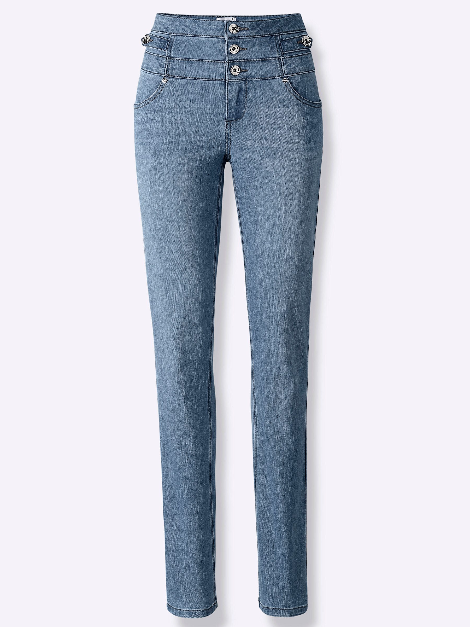 Bequeme Jeans Jeans erhöht