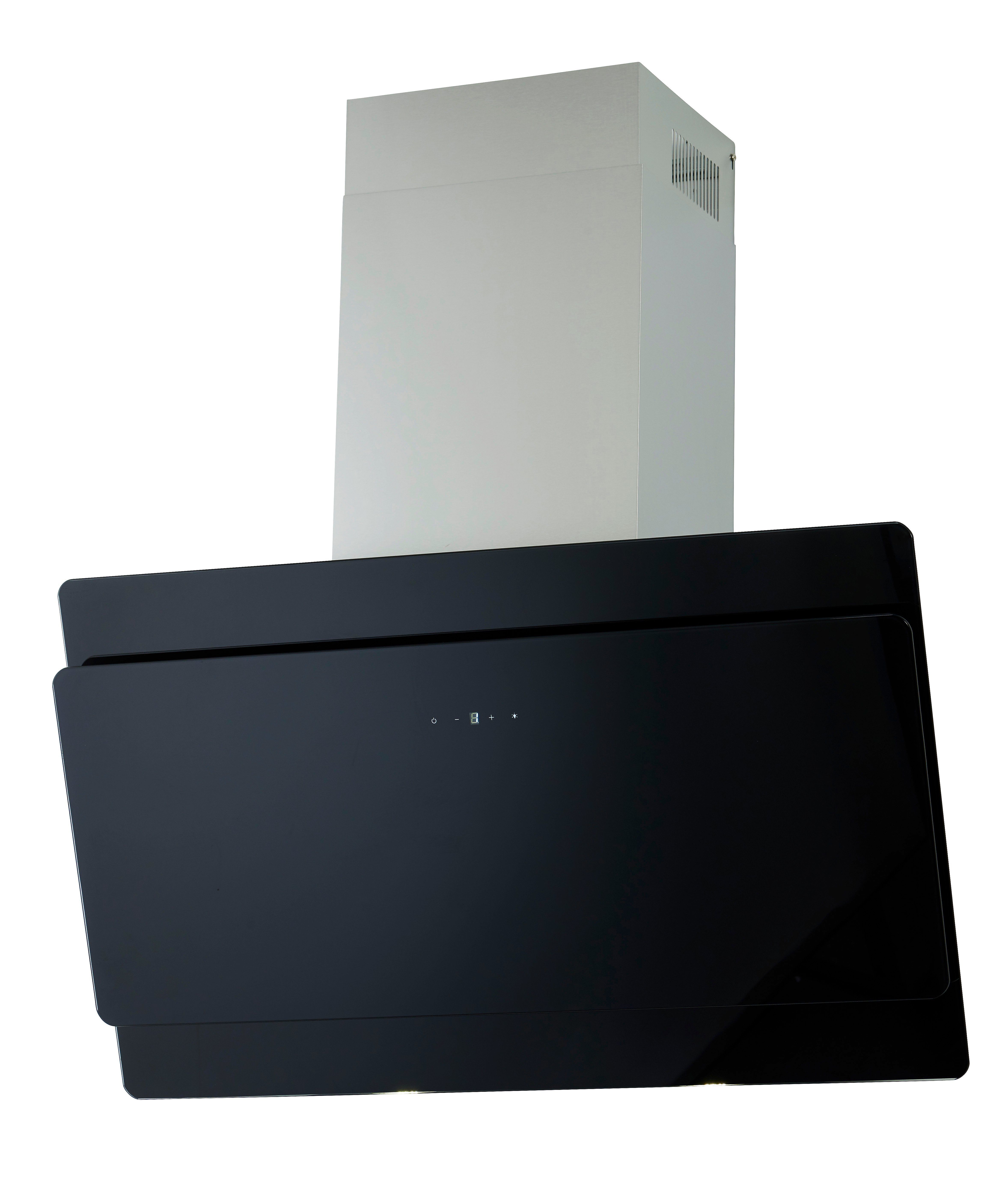 PKM Kopffreihaube S3-90 ABTZ Dunstabzugshaube schwarze Glasfront LED-Beleuchtung 90 cm S3-90 ABTZ Dunstabzugshaube schwarze Glasfront LED-Beleuchtung 90 cm