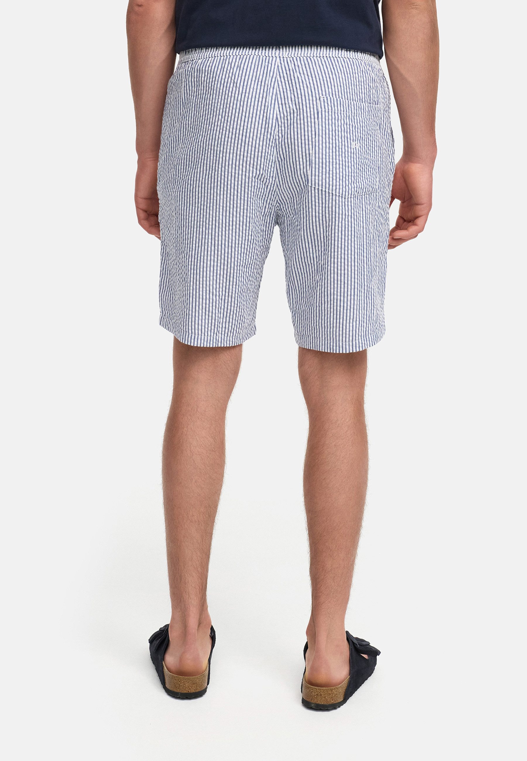 Kronstadt Chinoshorts Herren KSArlin Chino Shorts Herrenshorts aus Seersucker für maximale Luftzirkulation an warmen Tagen
