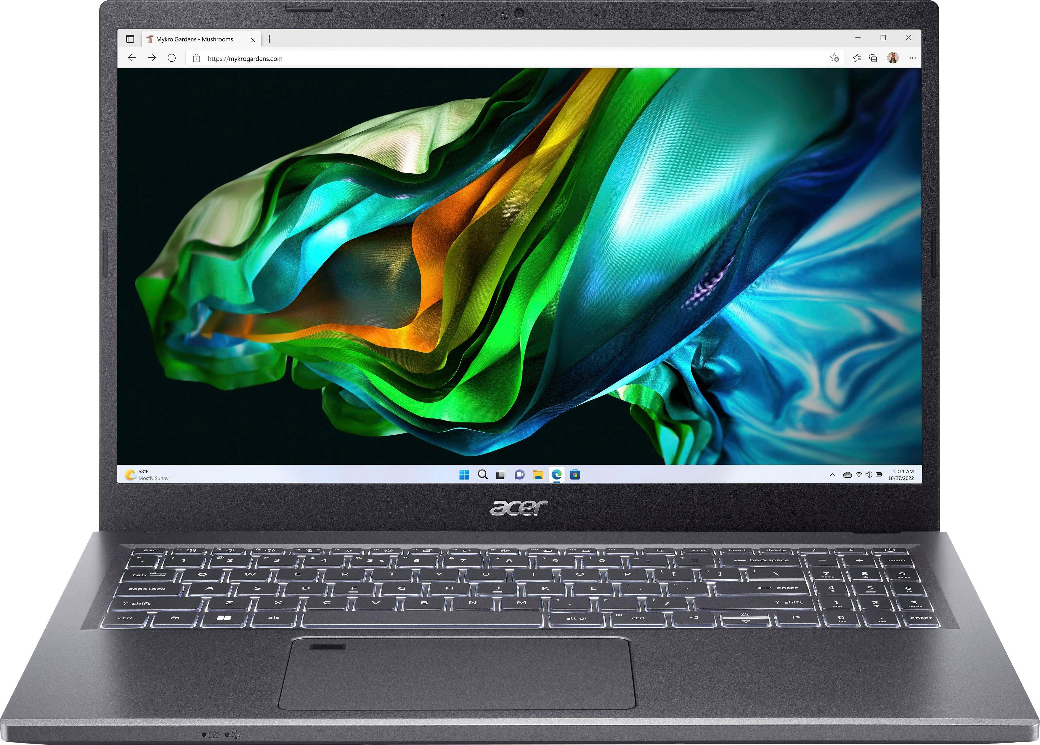 SSD) (39,62 i7 1000 Core Zoll, Acer Notebook A515-58M-77G1 5 Aspire 1355U, Intel Xe Graphics, GB cm/15,6 Iris