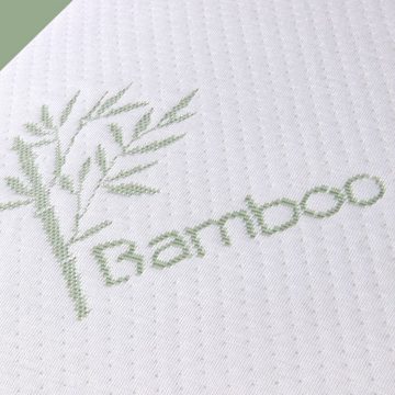 Visko-Kissen yourGEAR Bamboo Memory Foam Kissen - Kopfkissen 60x35x11,5 cm mit Visco-Vollschaum & allergikerfreundlichem Bezug, yourGEAR