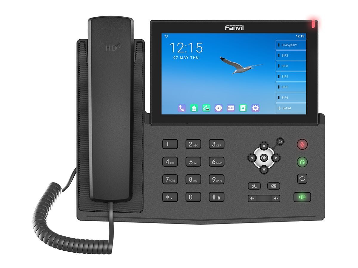 Fanvil FANVIL IP Telefon X7A schwarz Festnetztelefon